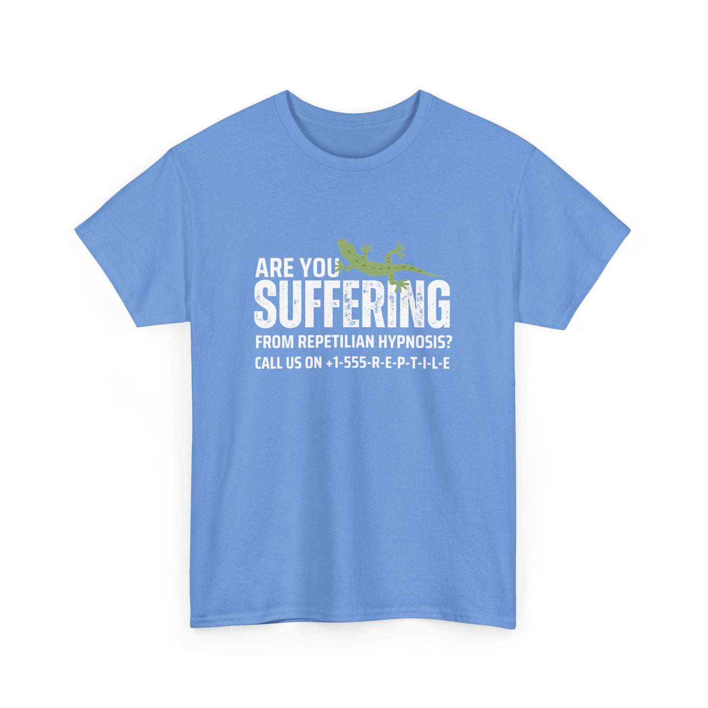 Suffering from Reptilian Hypnosis Unisex Cotton Tee USA