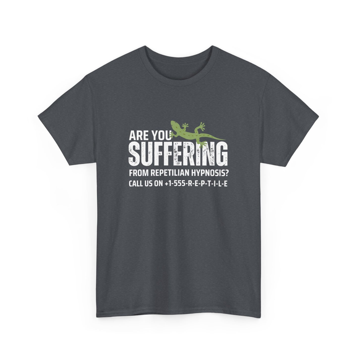 Suffering from Reptilian Hypnosis Unisex Cotton Tee USA