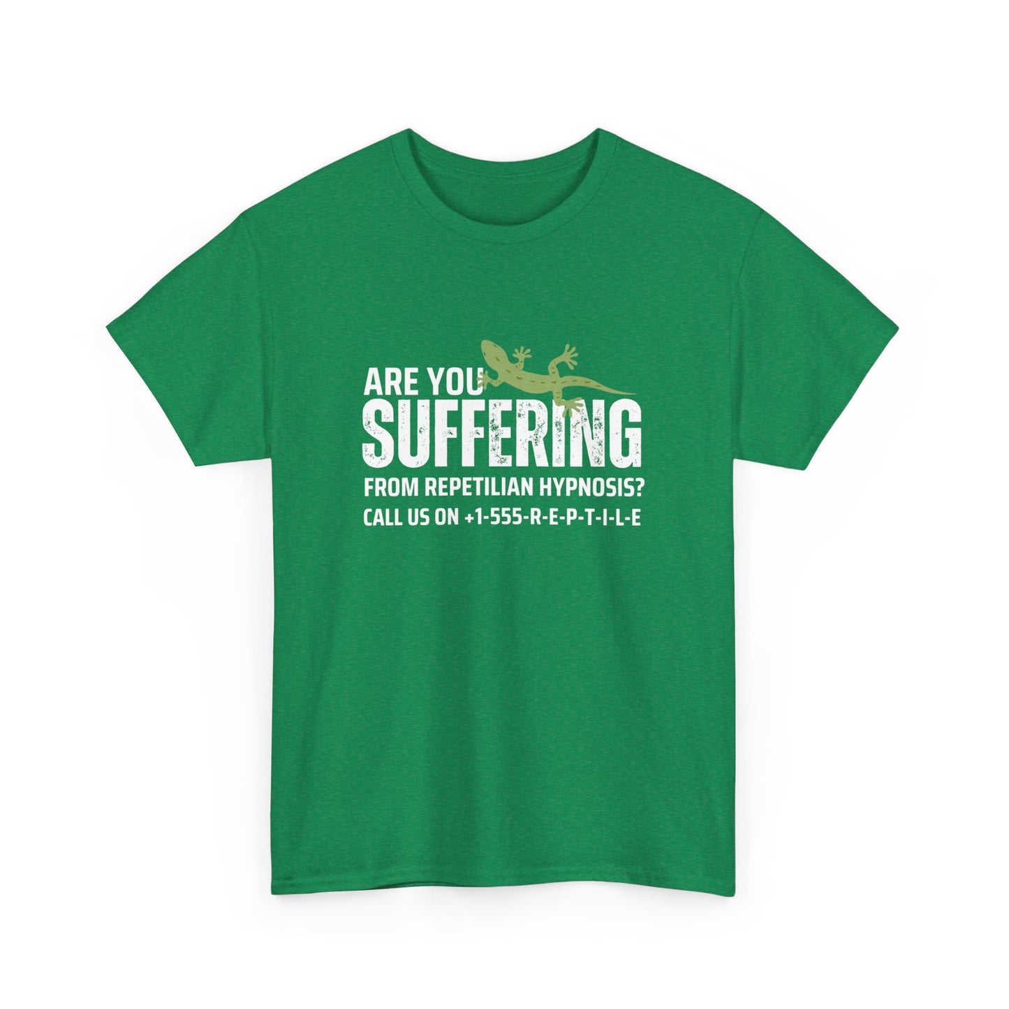 Suffering from Reptilian Hypnosis Unisex Cotton Tee USA