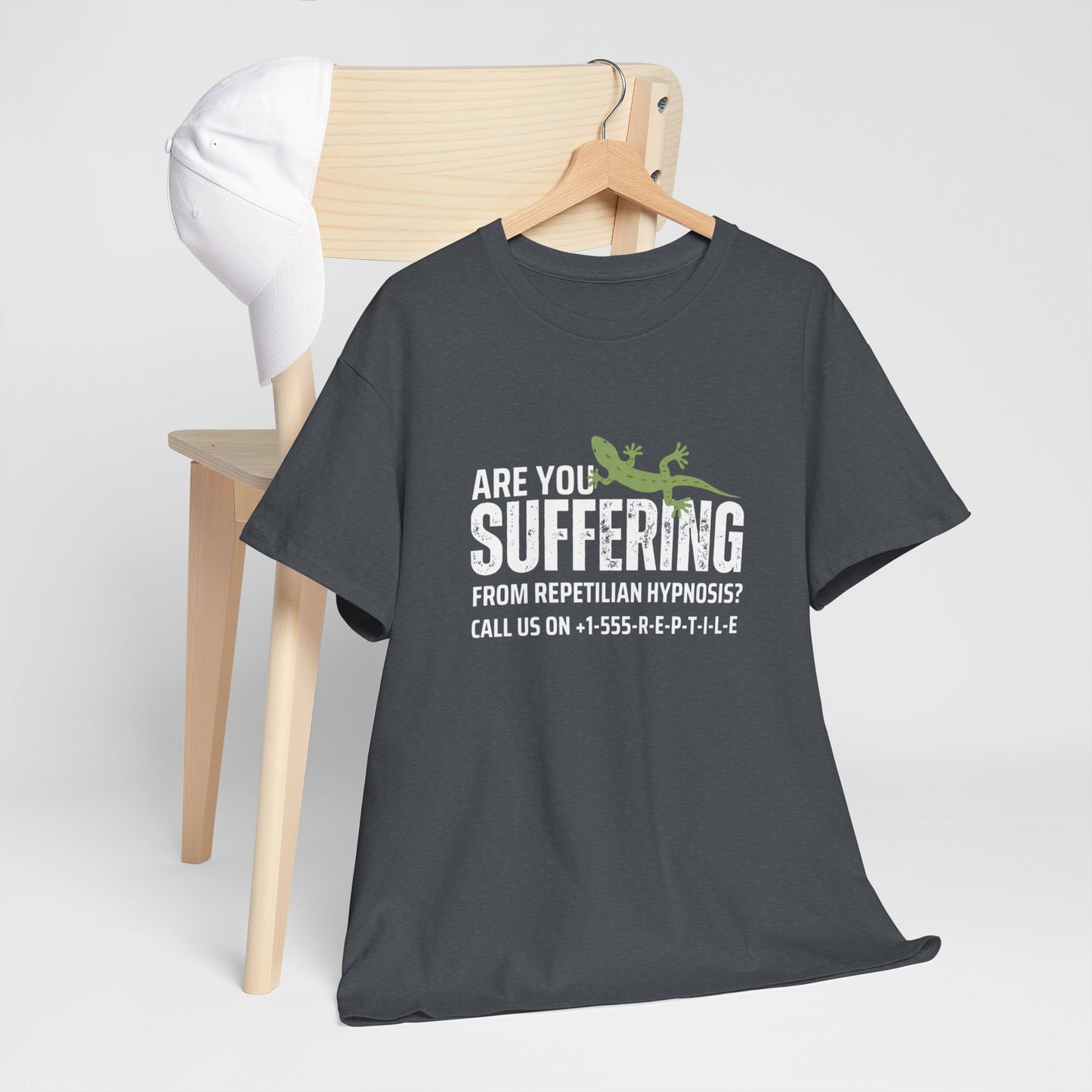 Suffering from Reptilian Hypnosis Unisex Cotton Tee USA