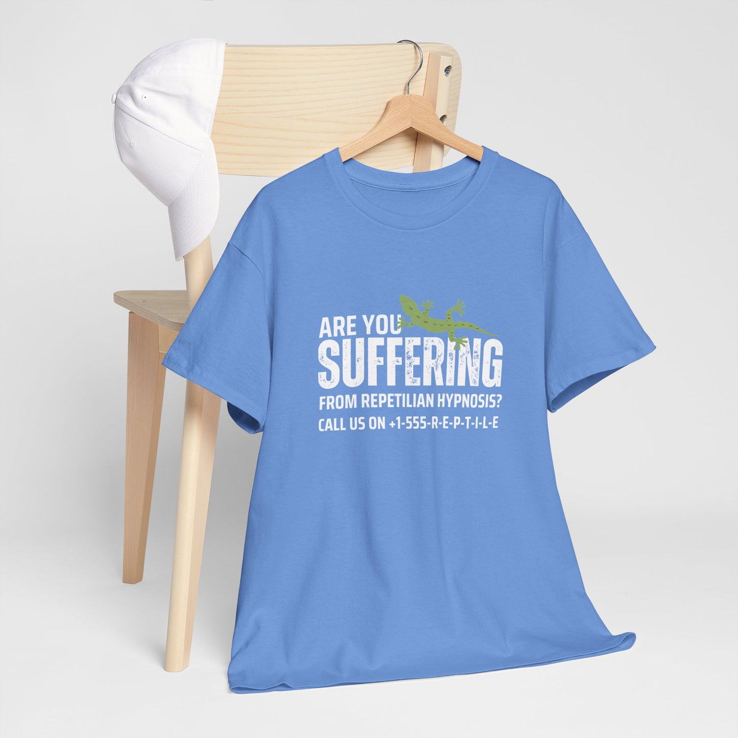 Suffering from Reptilian Hypnosis Unisex Cotton Tee USA