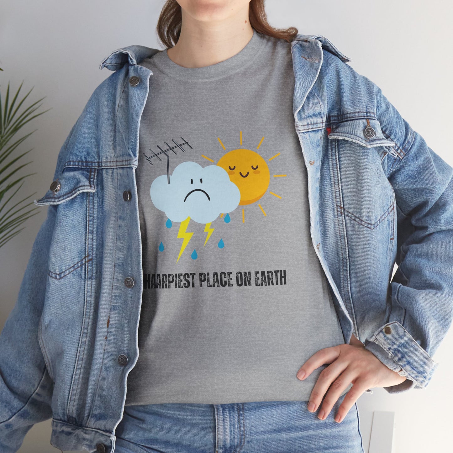 Haarpiest Place on Earth Unisex Cotton Tee USA