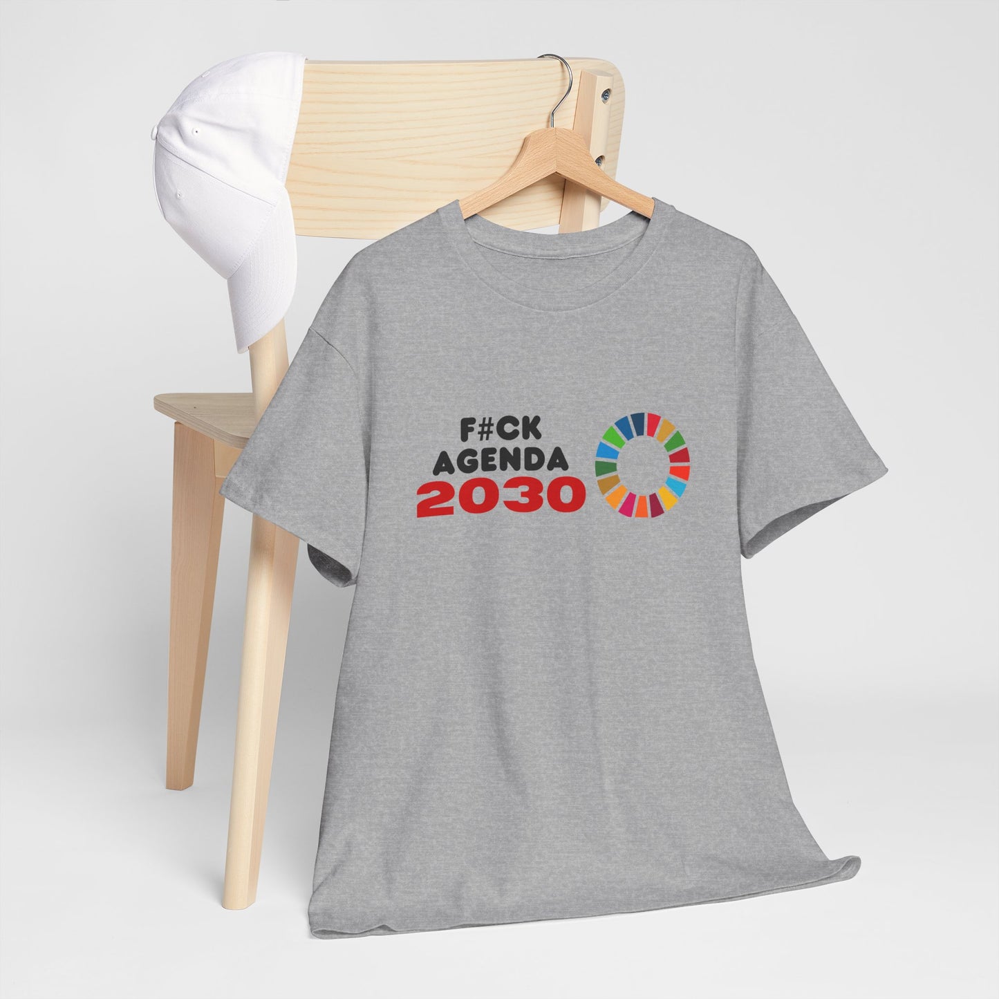 F#ck Agenda 2030 Unisex Cotton Tee USA