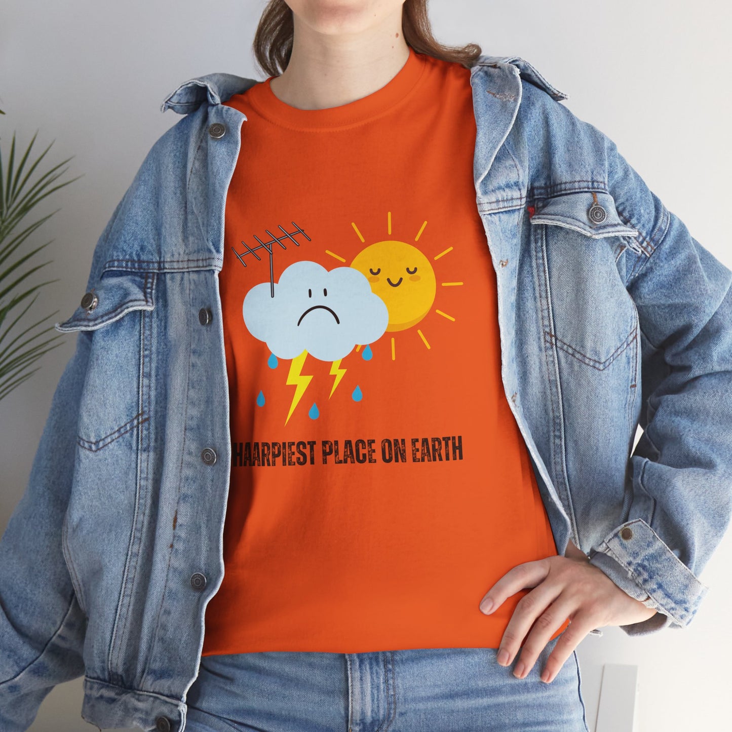 Haarpiest Place on Earth Unisex Cotton Tee USA