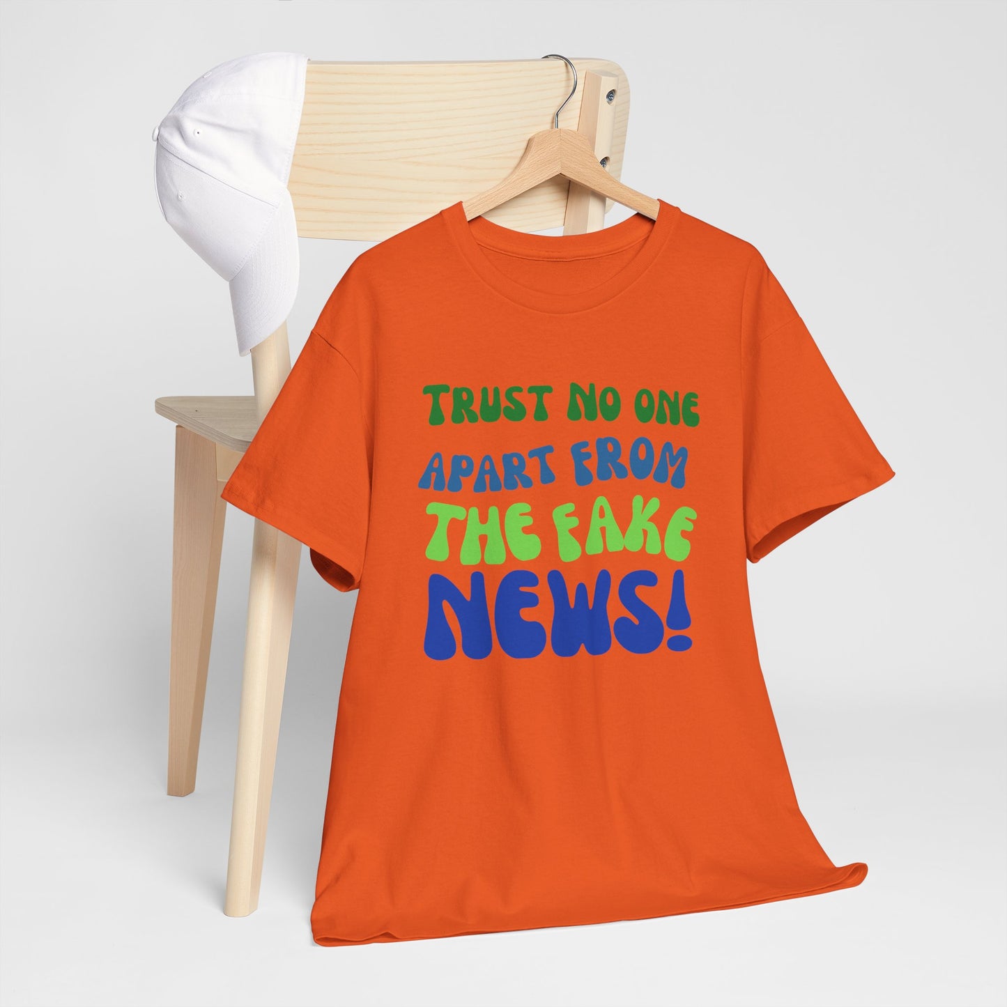 Trust No one Apart from the Fake News Unisex Cotton Tee USA