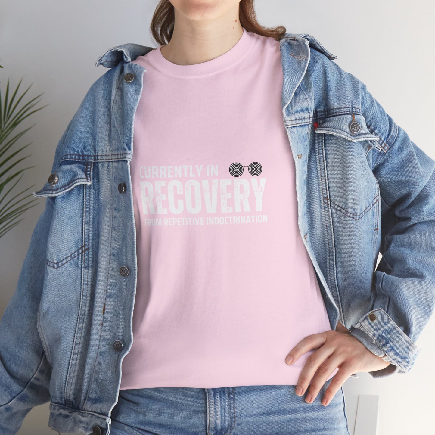 Currently in Recovery from Repetitive Indoctrination Unisex Cotton Tee USA