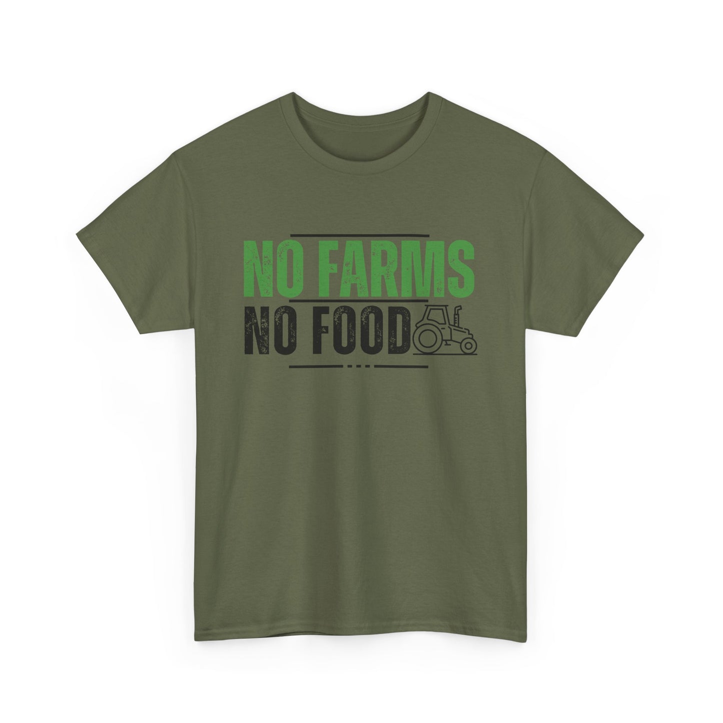 No Farms No Food Unisex Heavy Cotton Tee USA