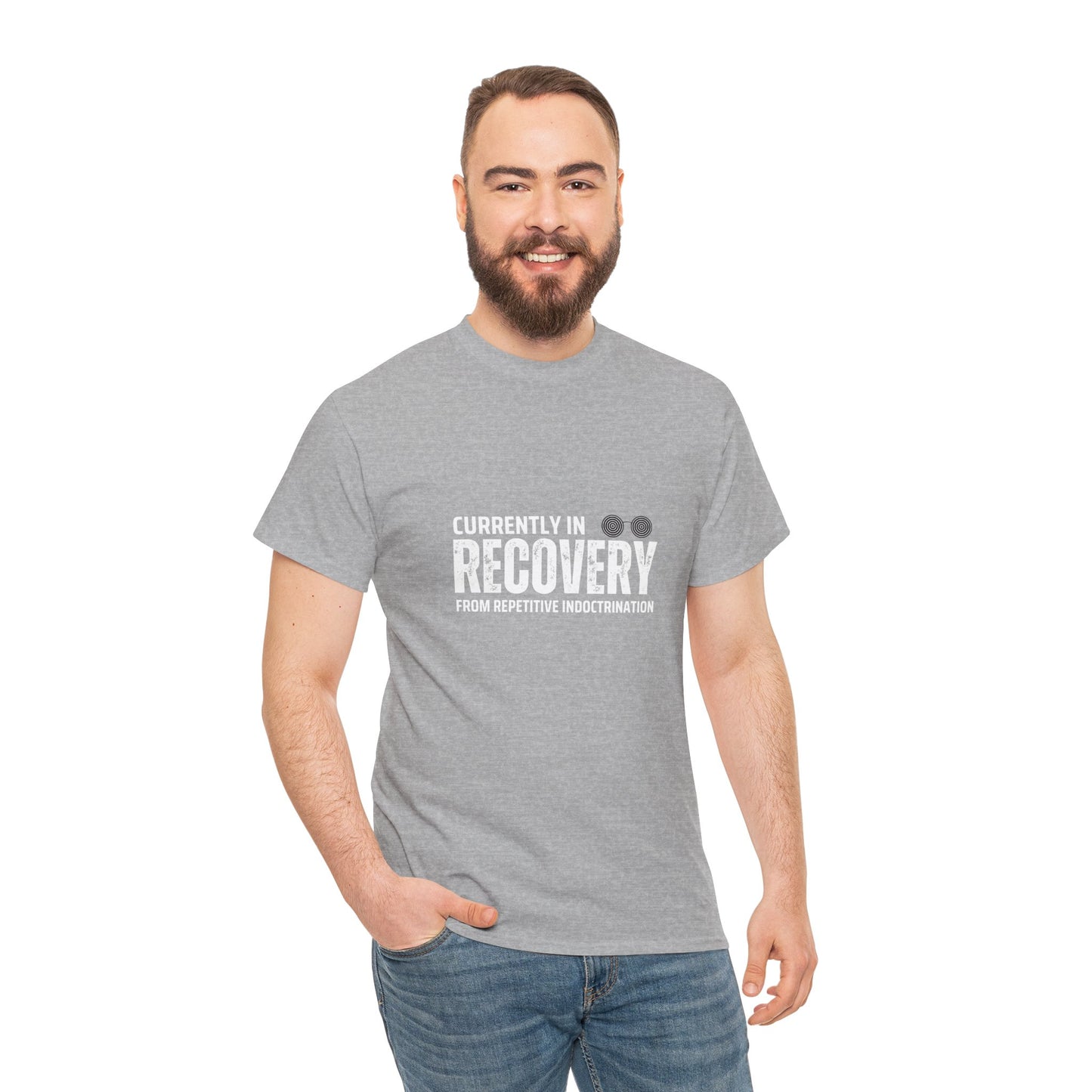 Currently in Recovery from Repetitive Indoctrination Unisex Cotton Tee USA