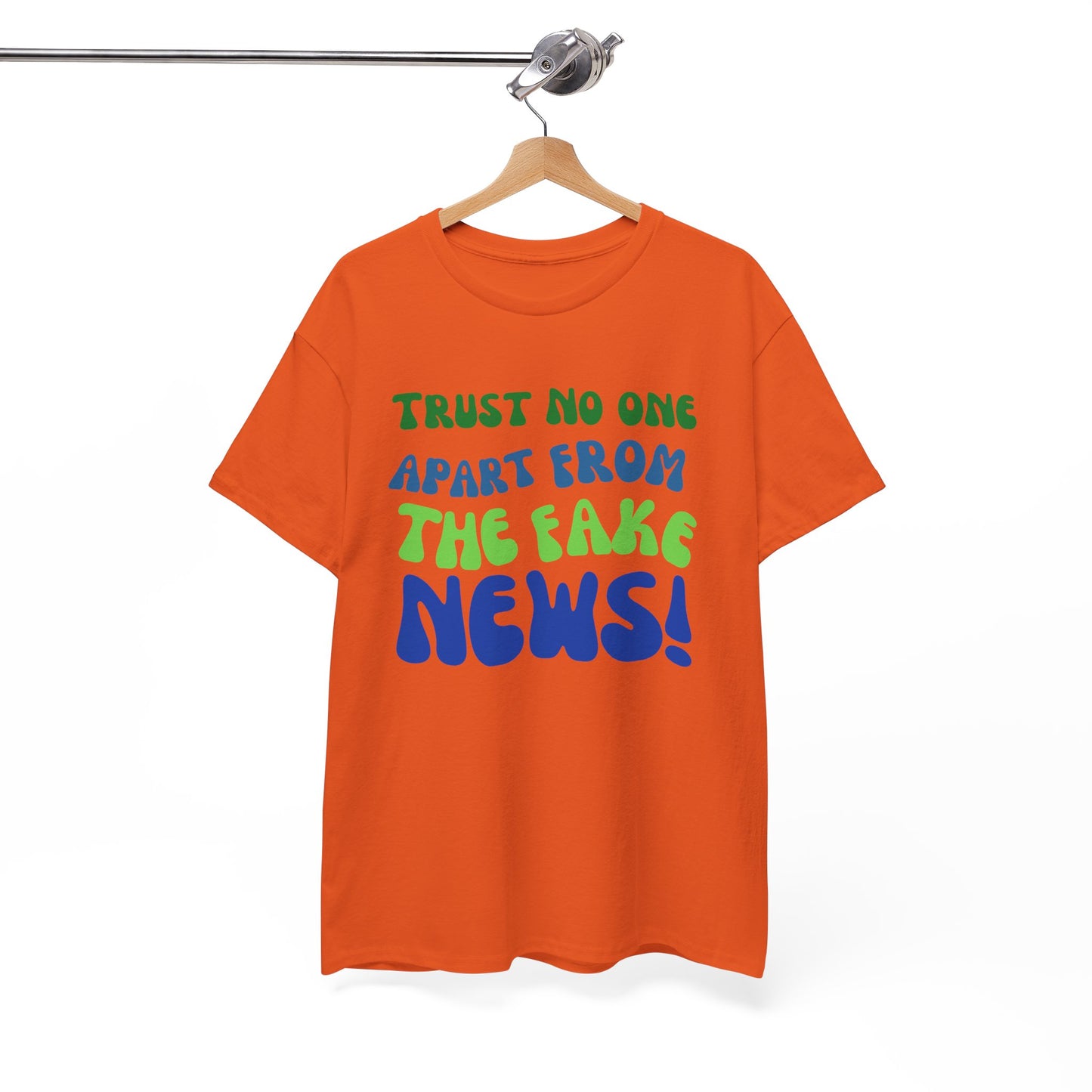 Trust No one Apart from the Fake News Unisex Cotton Tee USA