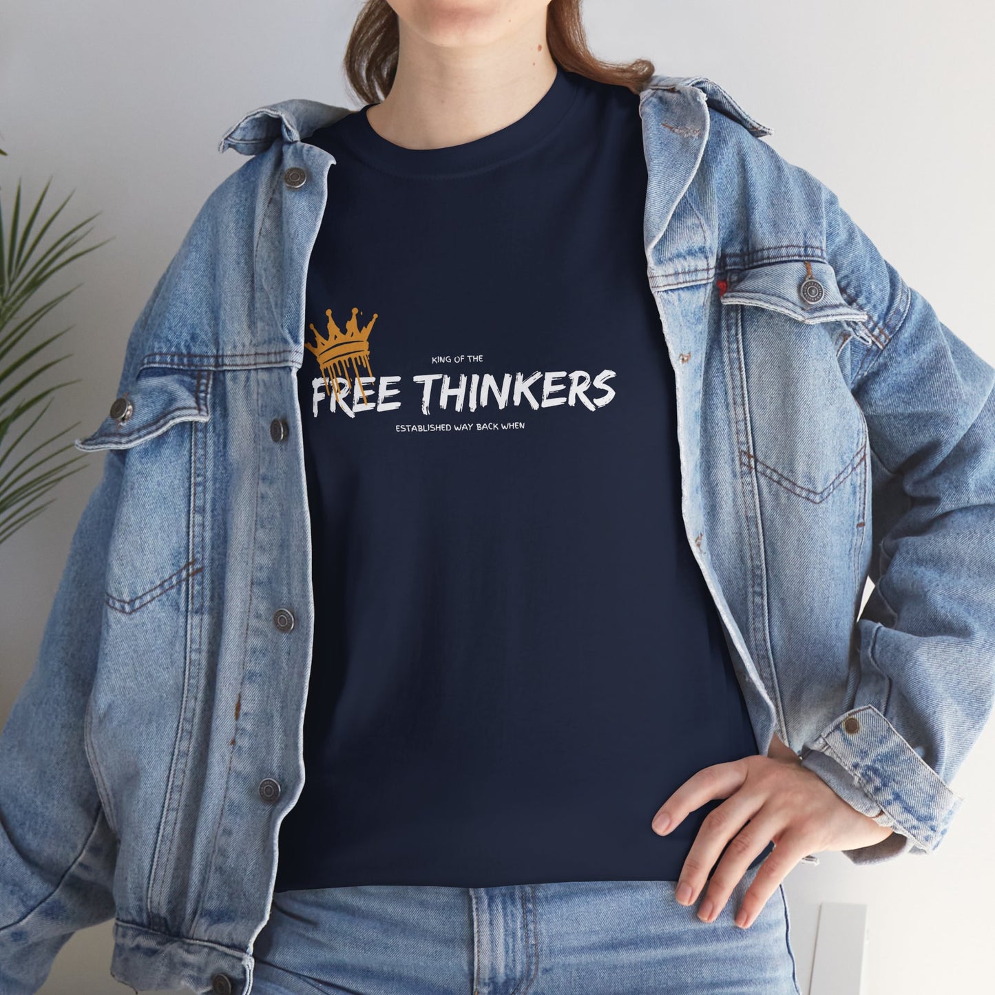 King of the Free Thinkers Unisex Cotton Tee USA