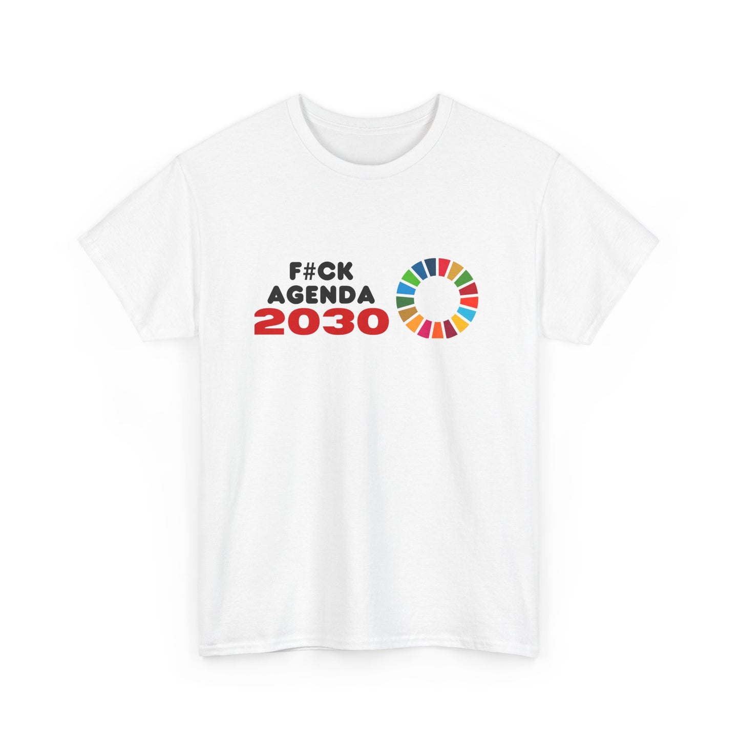 F#ck Agenda 2030 Unisex Cotton Tee USA