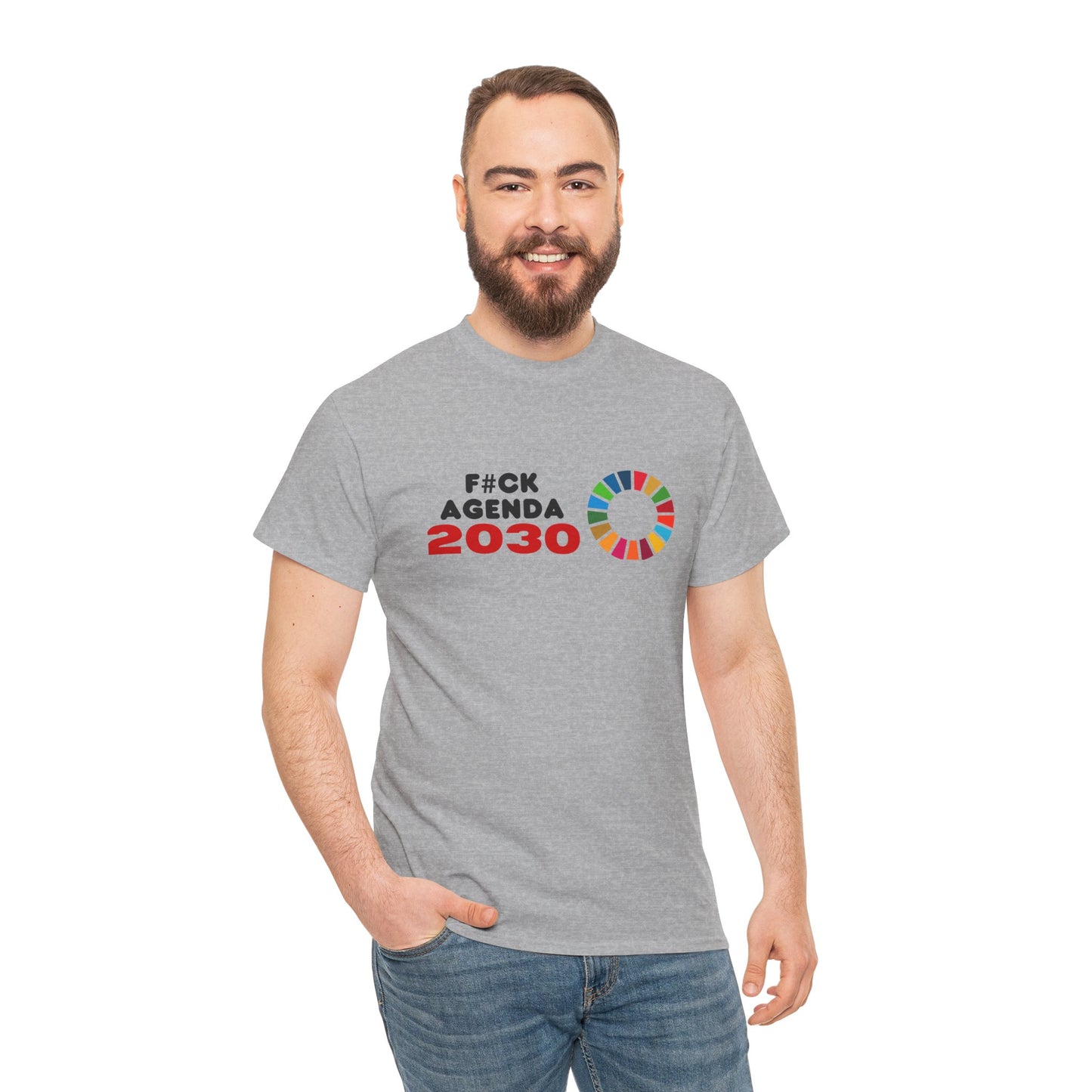 F#ck Agenda 2030 Unisex Cotton Tee USA