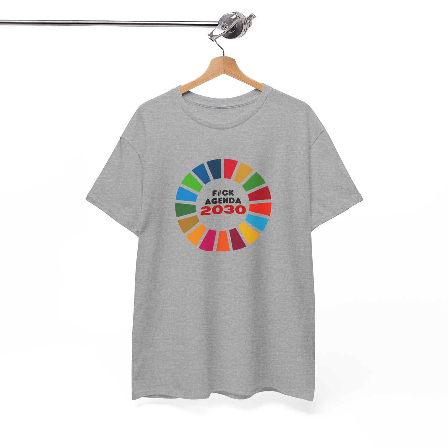 F#ck Agenda 2030 Unisex Cotton Tee USA