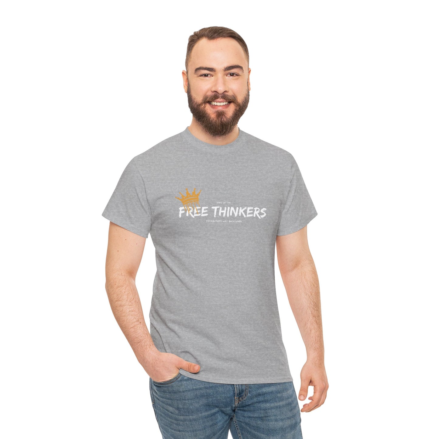 King of the Free Thinkers Unisex Cotton Tee USA