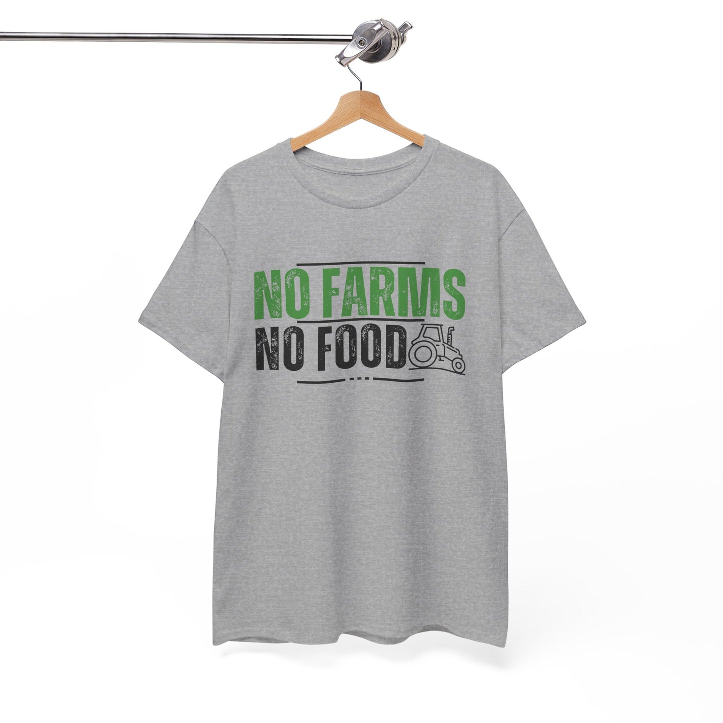 No Farms No Food Unisex Heavy Cotton Tee USA