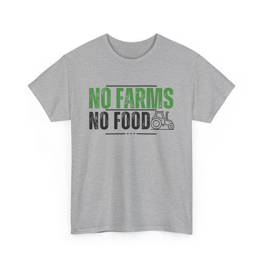 No Farms No Food Unisex Heavy Cotton Tee USA