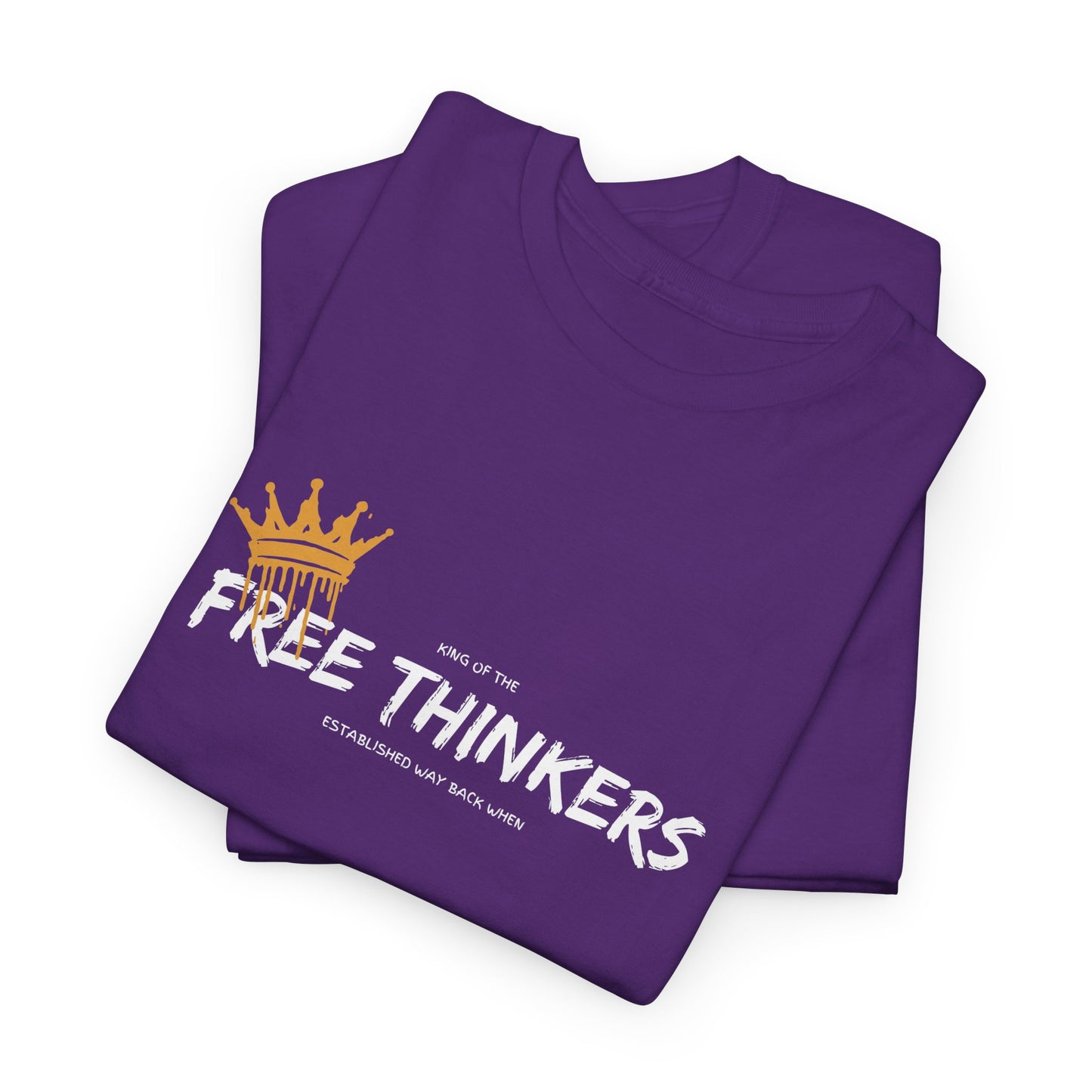 King of the Free Thinkers Unisex Cotton Tee USA