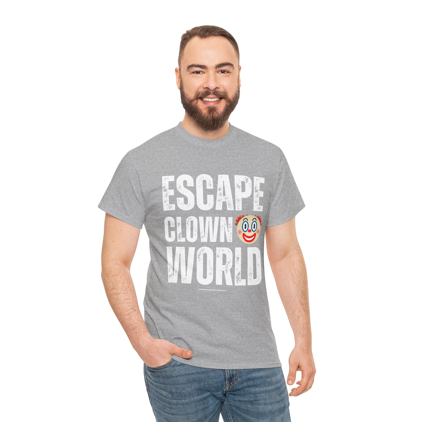 Escape Clown World Unisex Cotton Tee USA