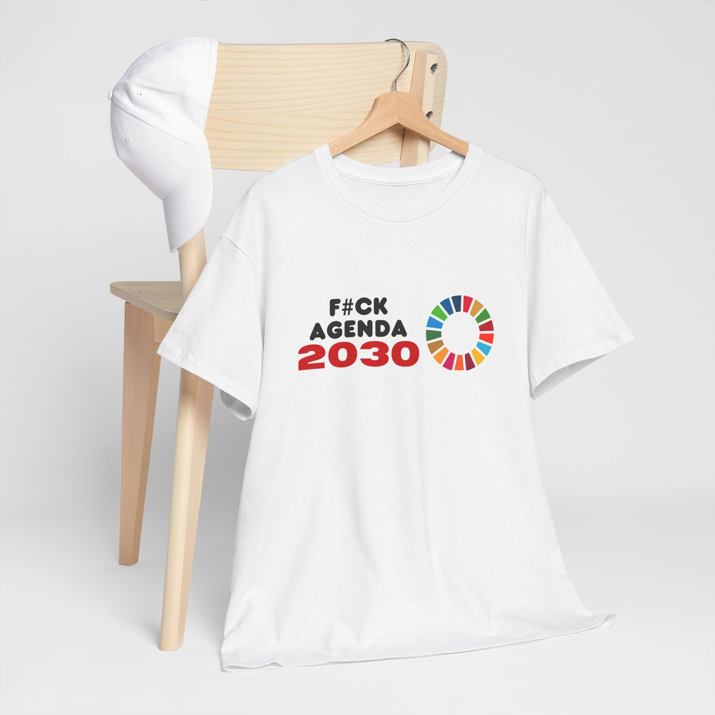 F#ck Agenda 2030 Unisex Cotton Tee USA