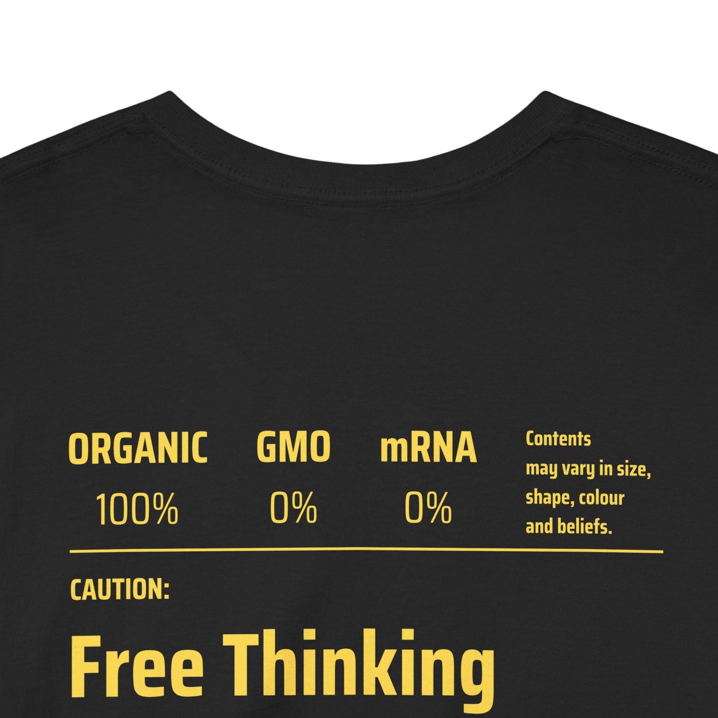 Free Thinking Human Being Club Unisex Cotton Tee USA