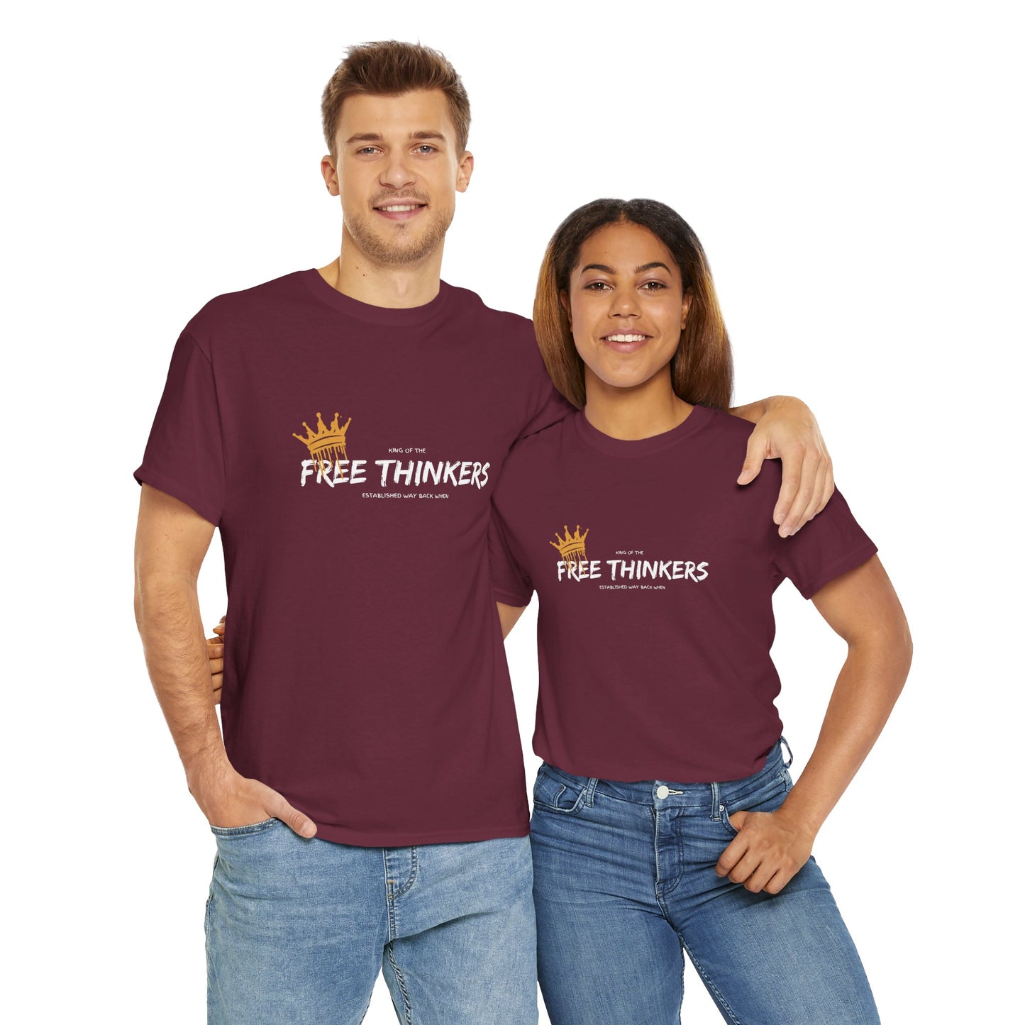 King of the Free Thinkers Unisex Cotton Tee USA