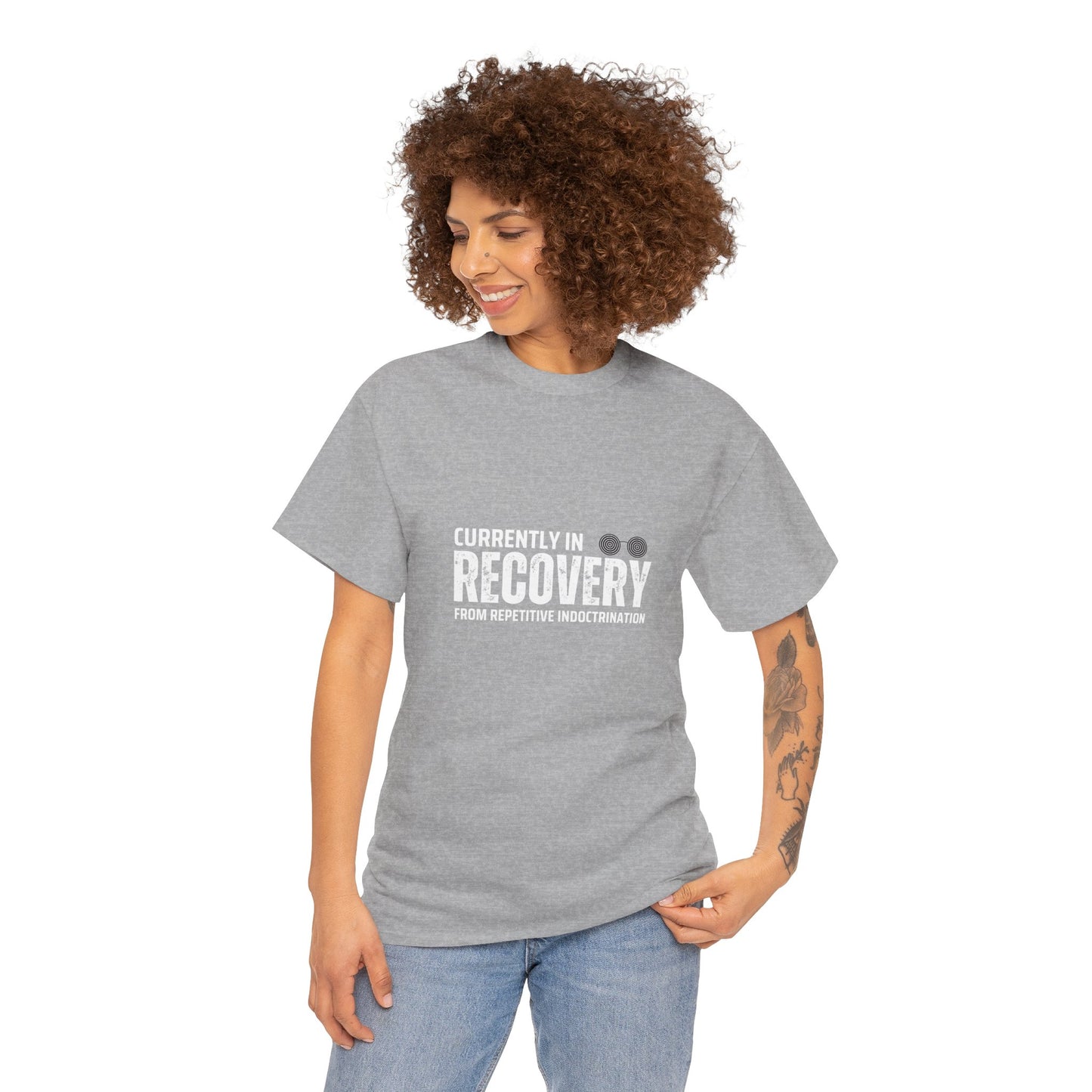 Currently in Recovery from Repetitive Indoctrination Unisex Cotton Tee USA