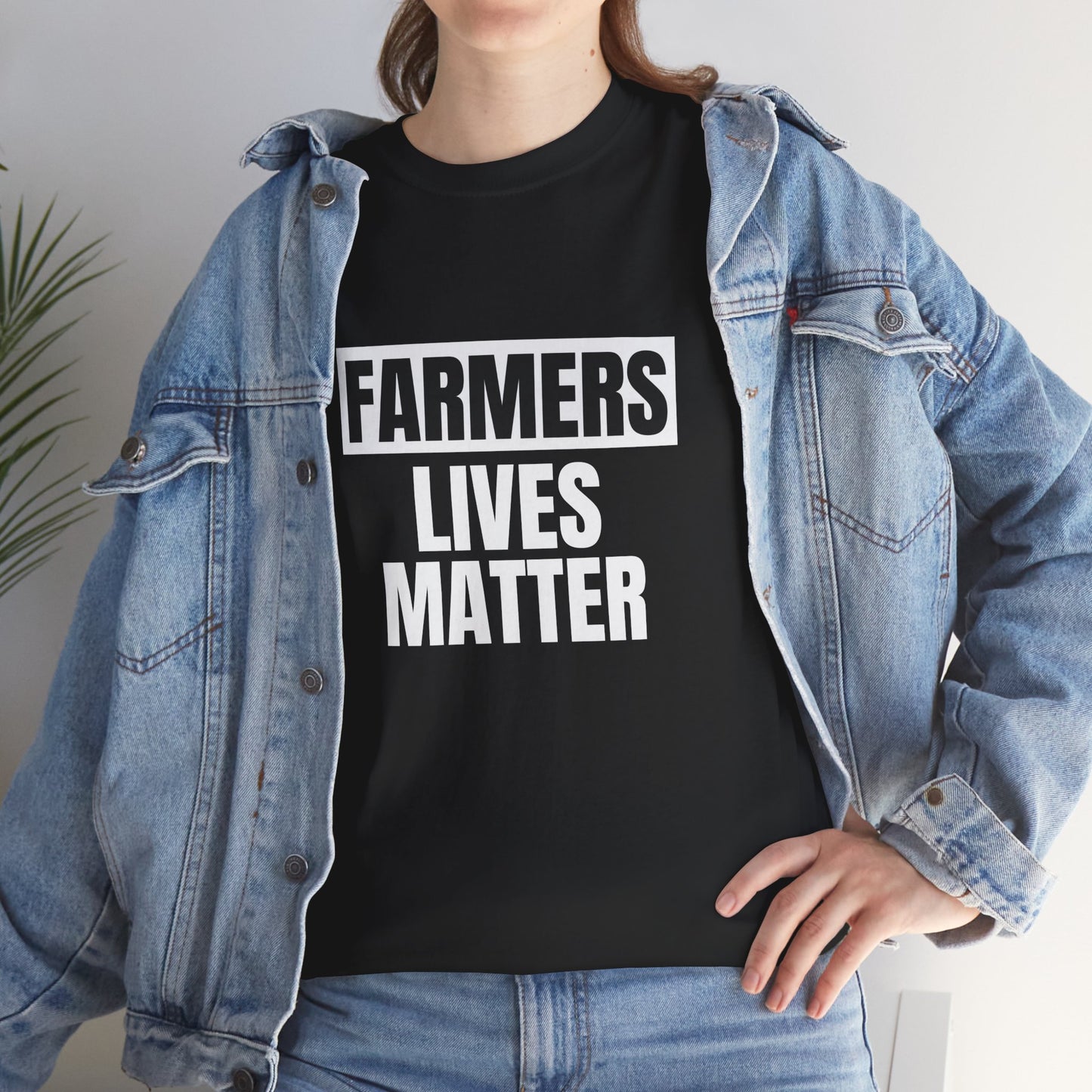 Farmers Lives Matter Unisex Cotton Tee USA