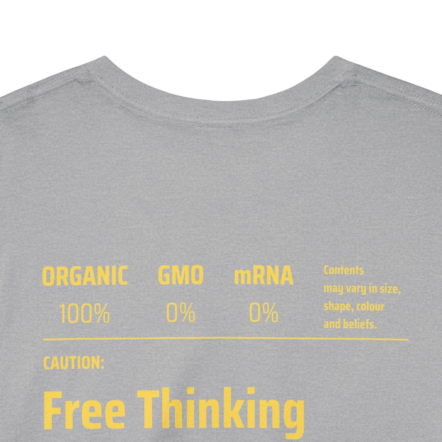 Free Thinking Human Being Club Unisex Cotton Tee USA