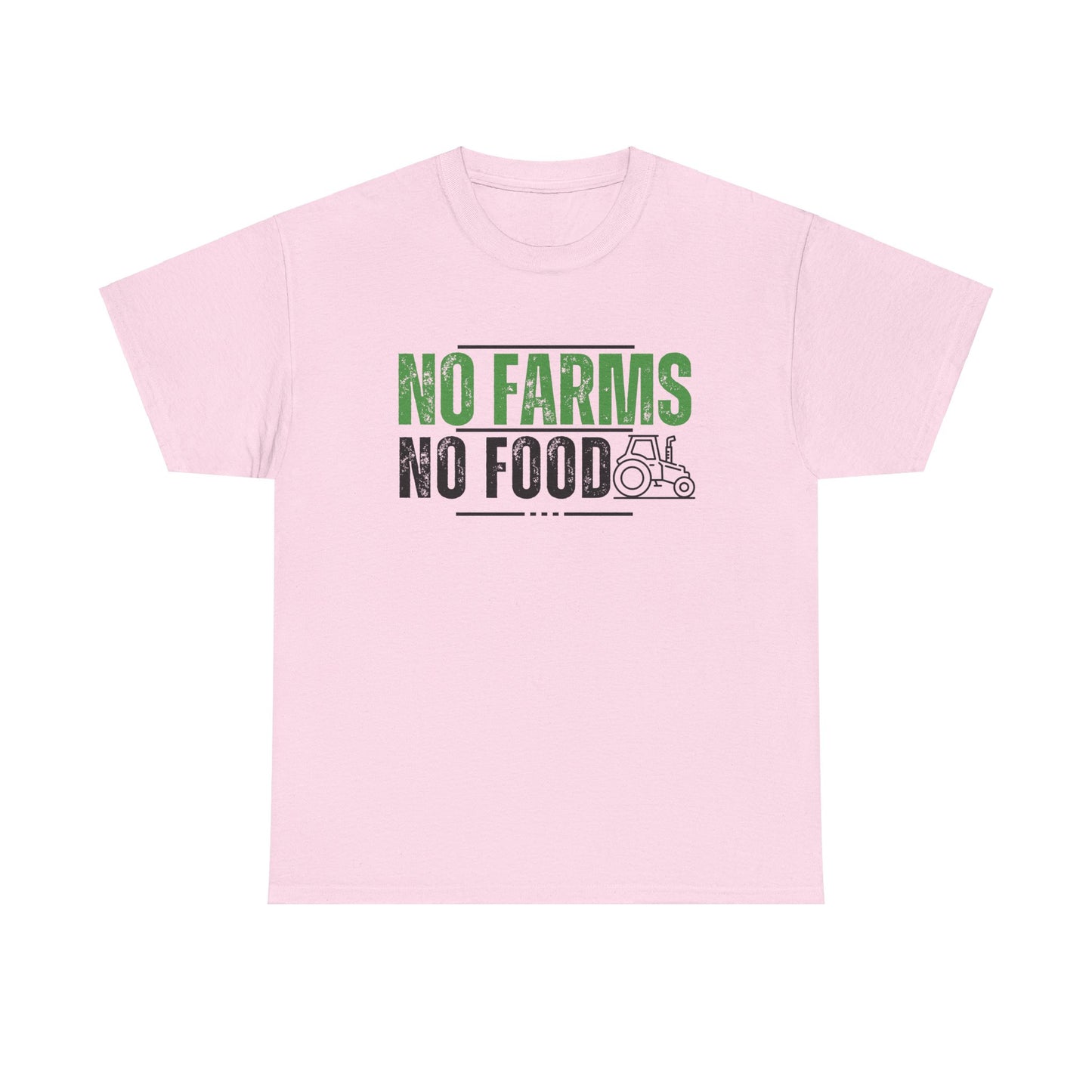 No Farms No Food Unisex Heavy Cotton Tee USA