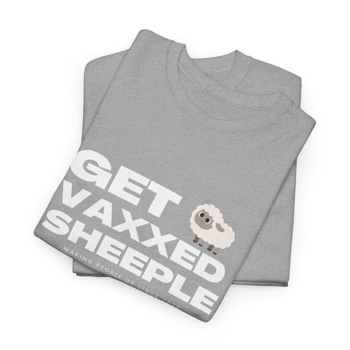 Get Vaxxed Sheeple Unisex Cotton Tee USA