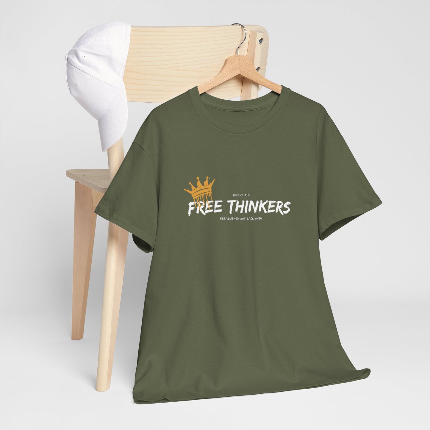 King of the Free Thinkers Unisex Cotton Tee USA