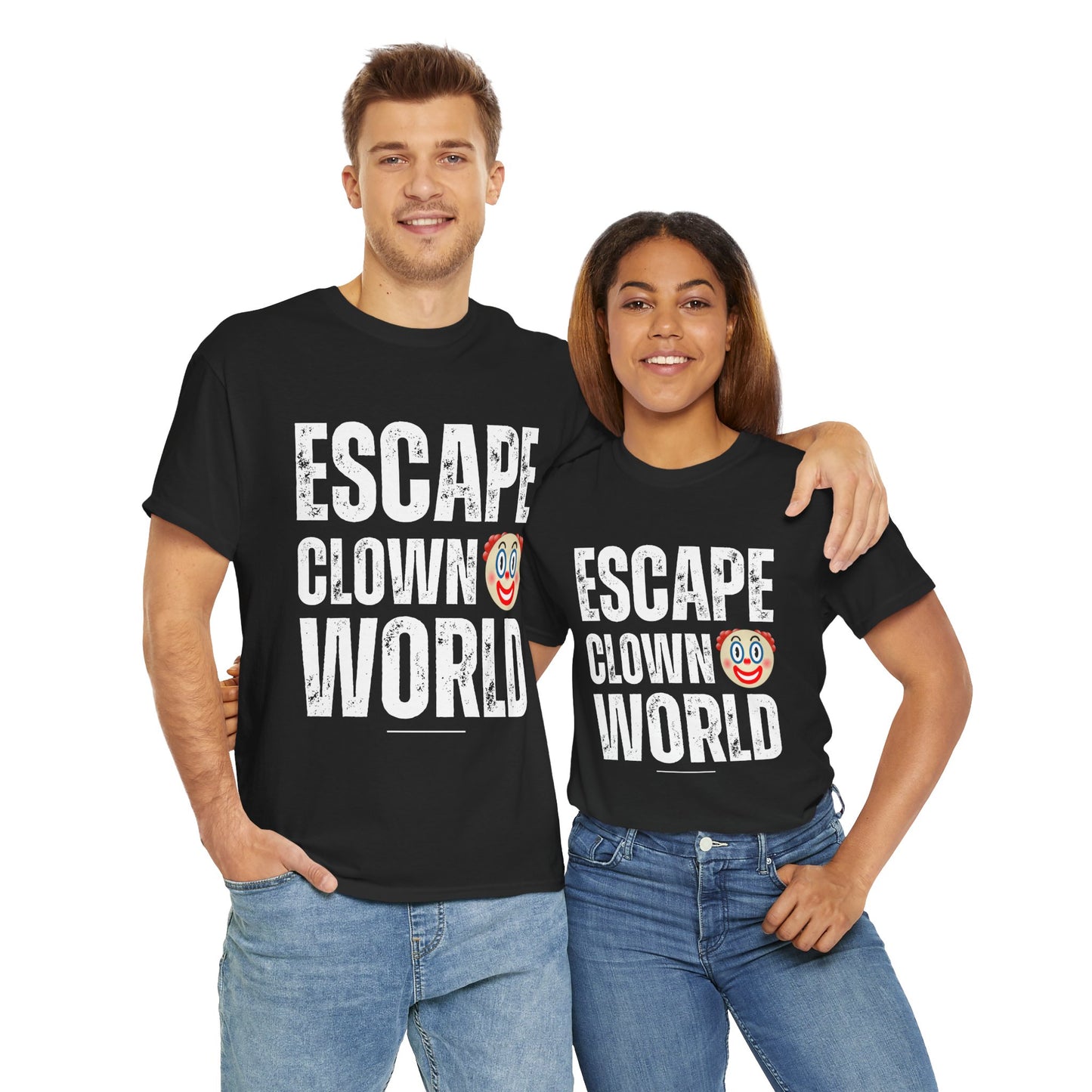 Escape Clown World Unisex Cotton Tee USA