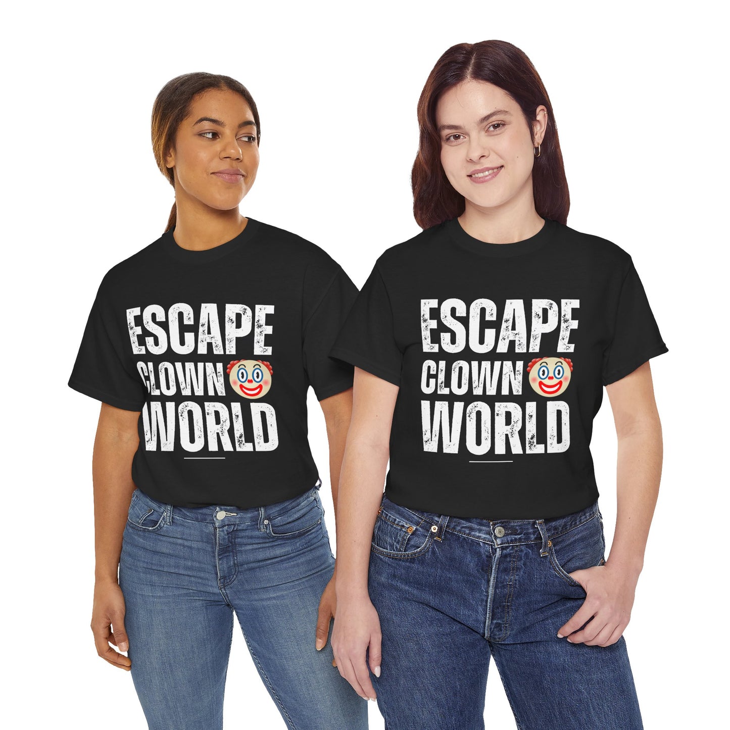 Escape Clown World Unisex Cotton Tee USA