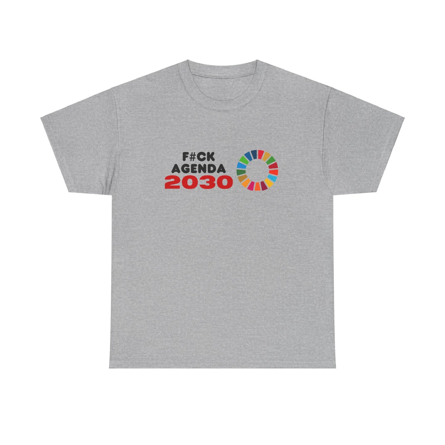 F#ck Agenda 2030 Unisex Cotton Tee USA