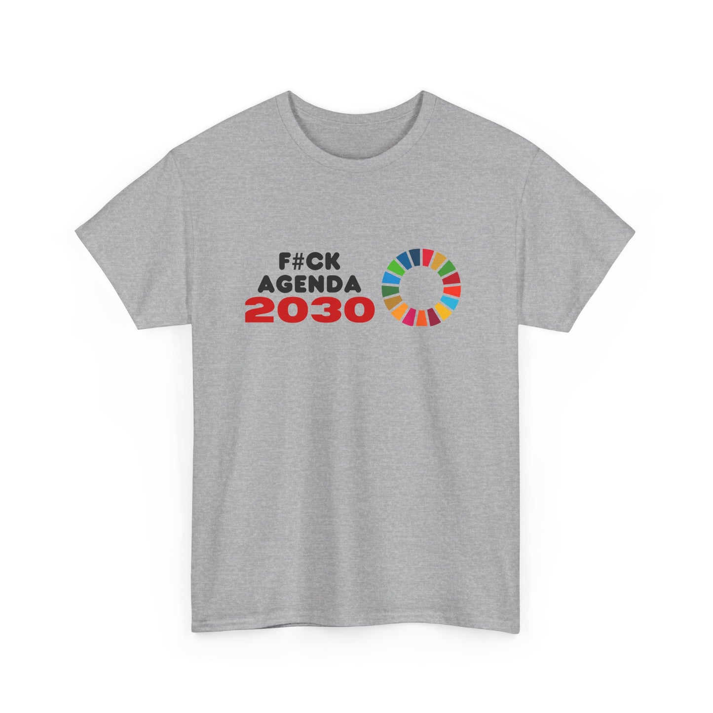 F#ck Agenda 2030 Unisex Cotton Tee USA