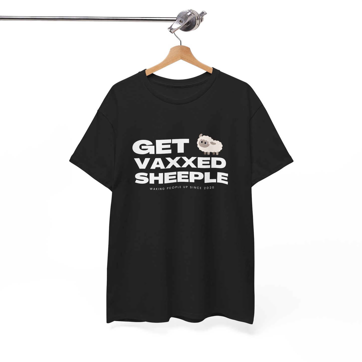 Get Vaxxed Sheeple Unisex Cotton Tee USA