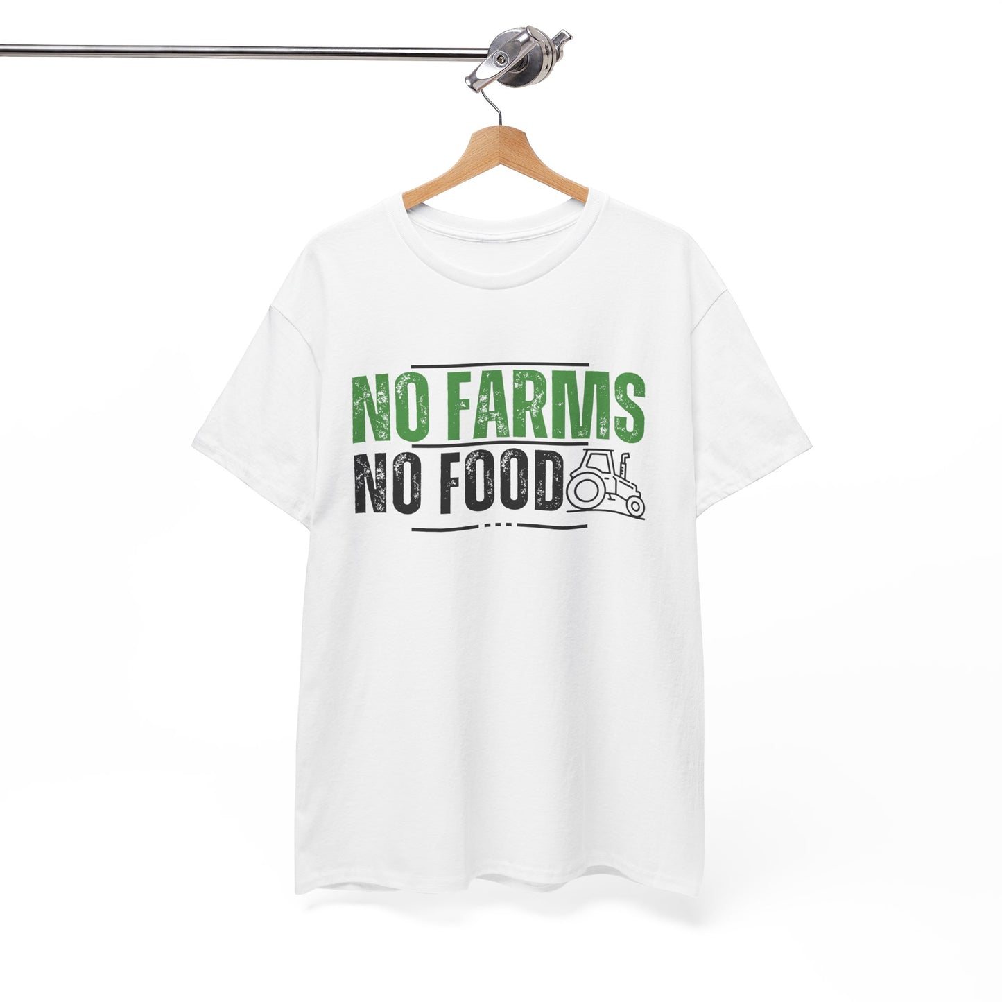 No Farms No Food Unisex Heavy Cotton Tee USA