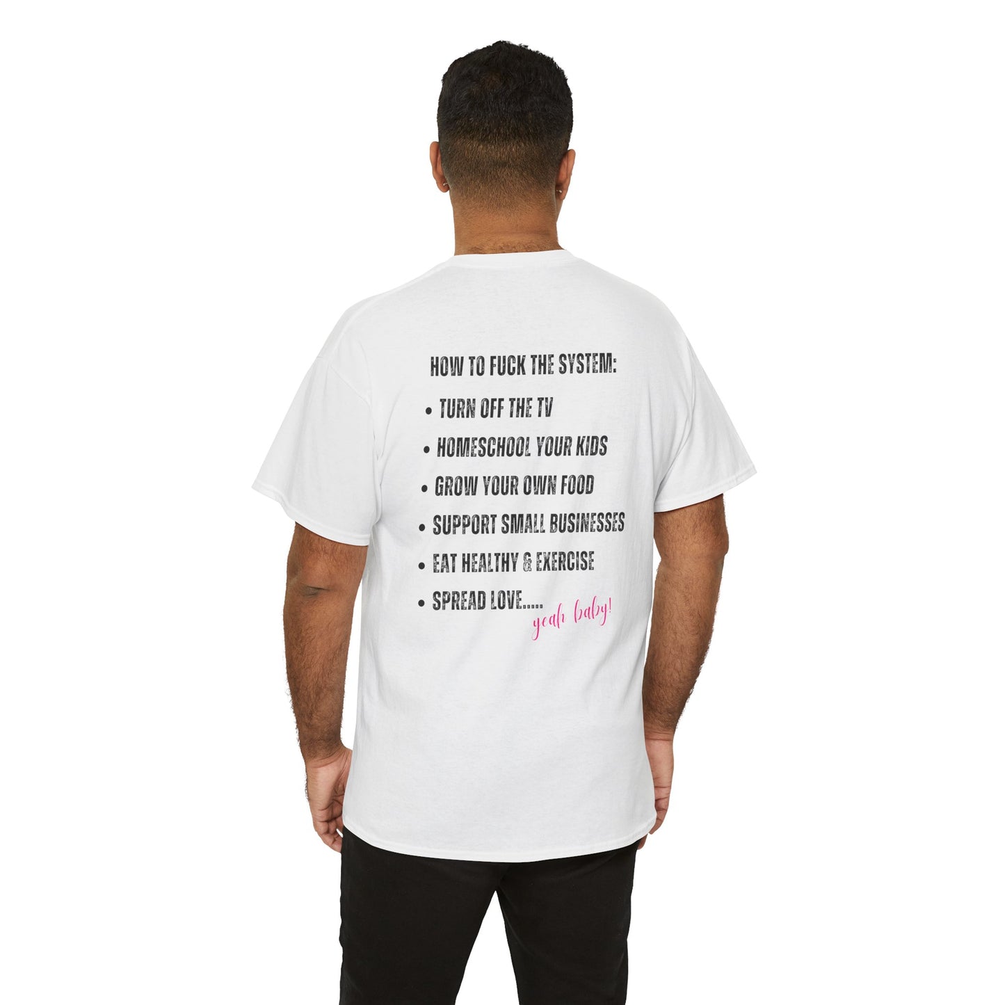 How to F#ck the System Unisex Cotton Tee USA