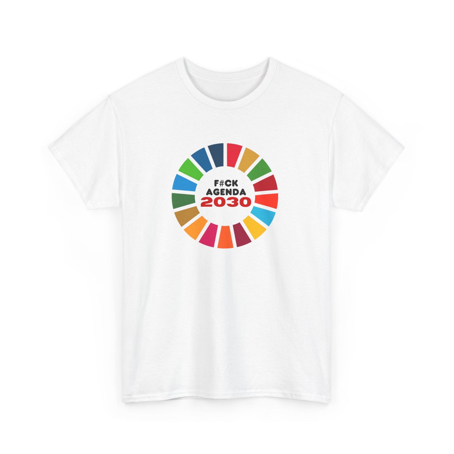 F#ck Agenda 2030 Unisex Cotton Tee USA