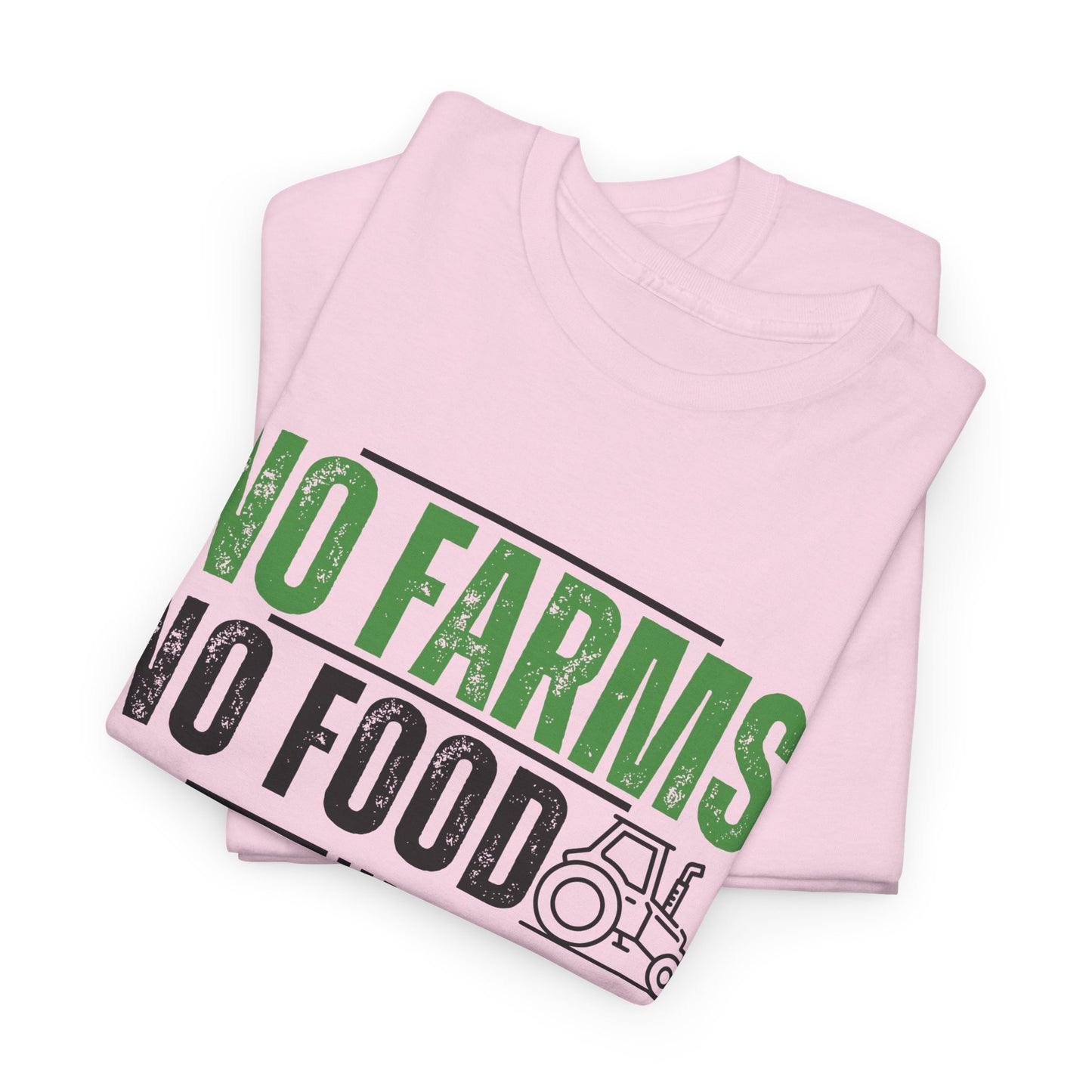 No Farms No Food Unisex Heavy Cotton Tee USA