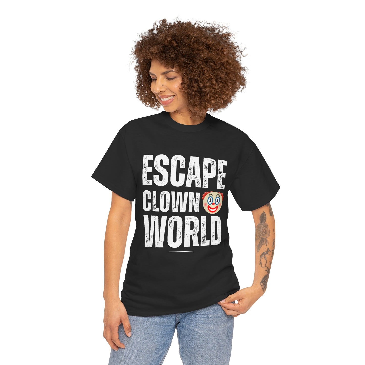 Escape Clown World Unisex Cotton Tee USA