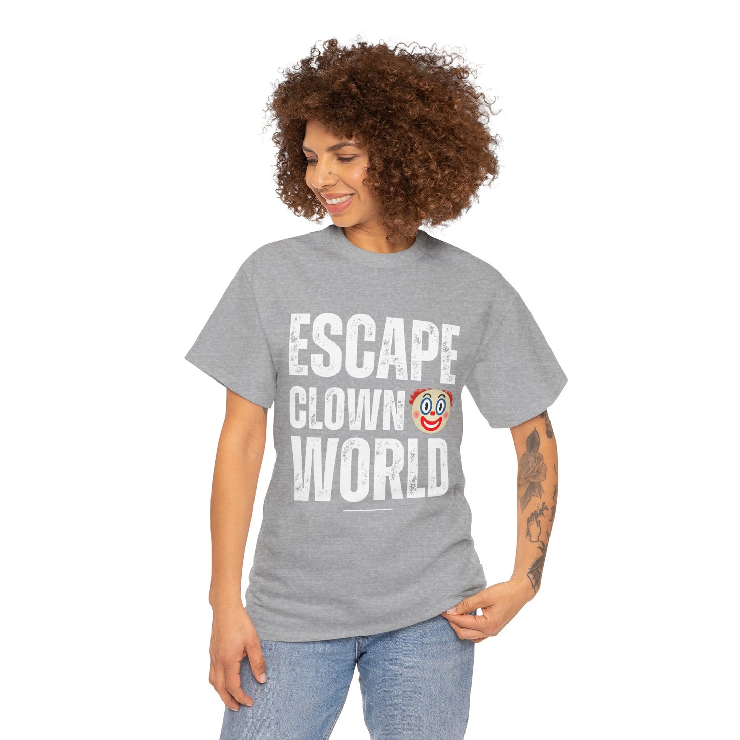 Escape Clown World Unisex Cotton Tee USA