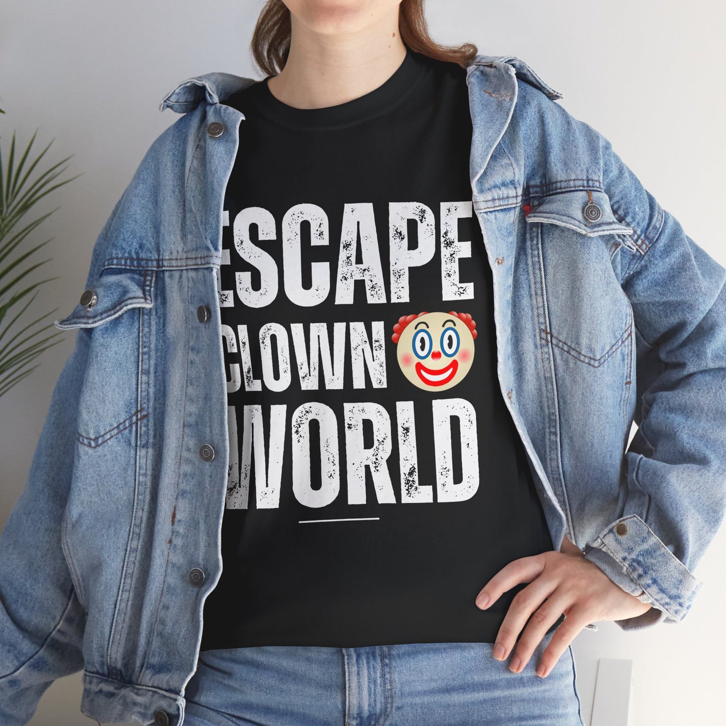 Escape Clown World Unisex Cotton Tee USA