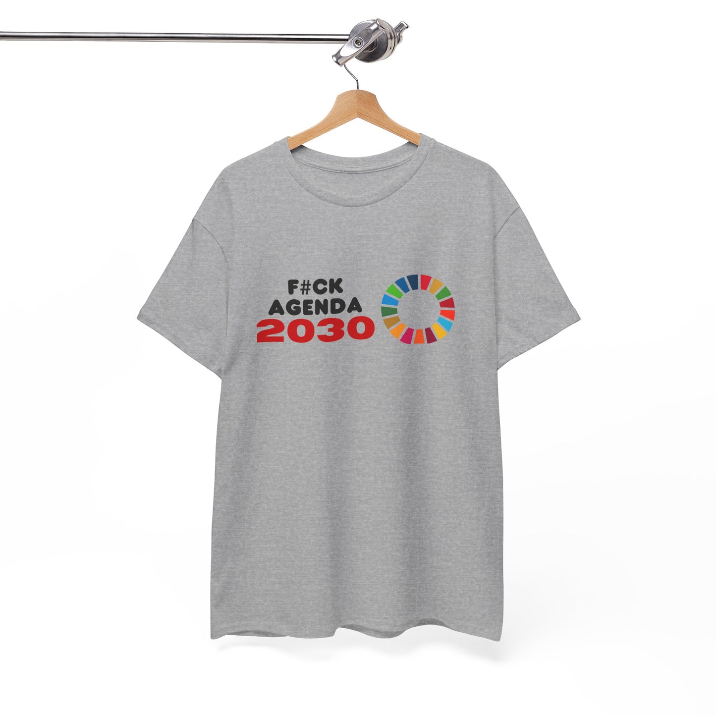 F#ck Agenda 2030 Unisex Cotton Tee USA