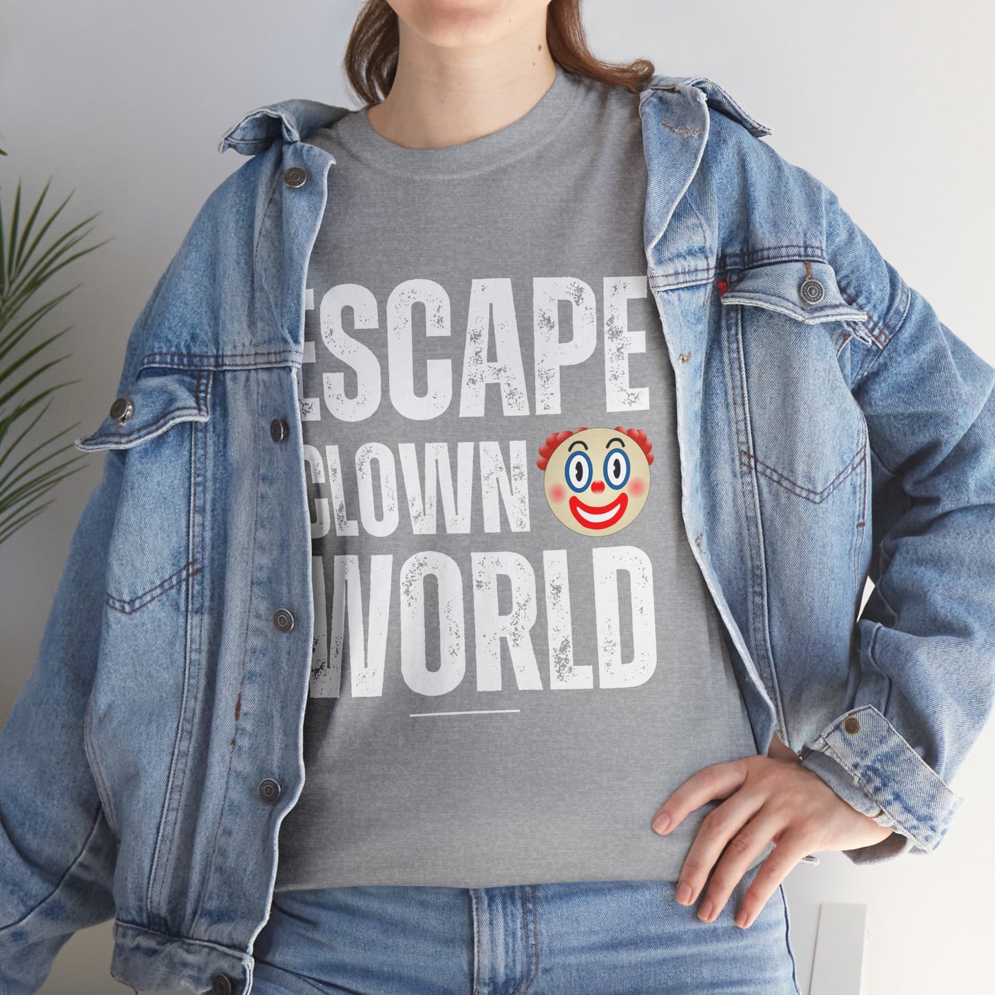 Escape Clown World Unisex Cotton Tee USA