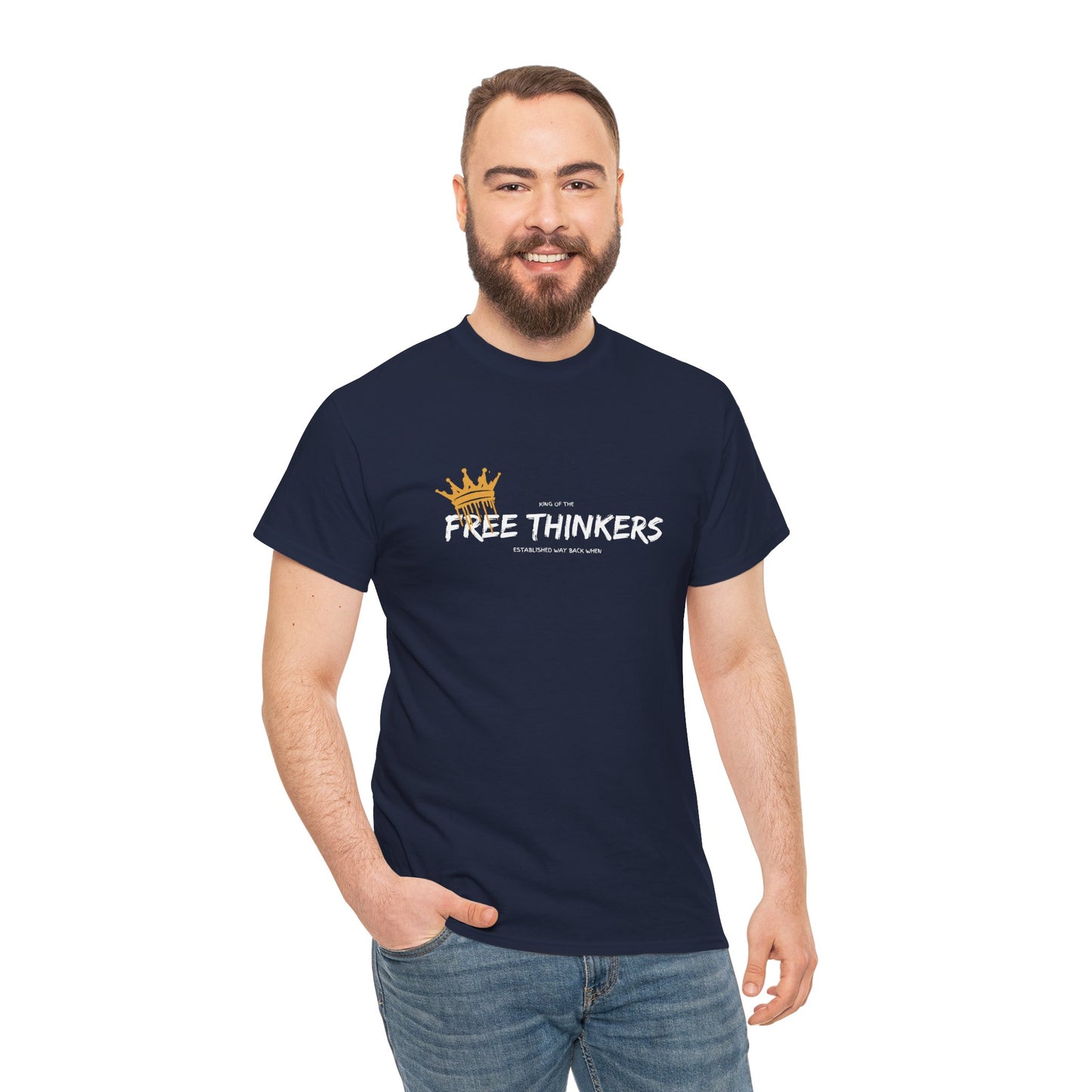 King of the Free Thinkers Unisex Cotton Tee USA