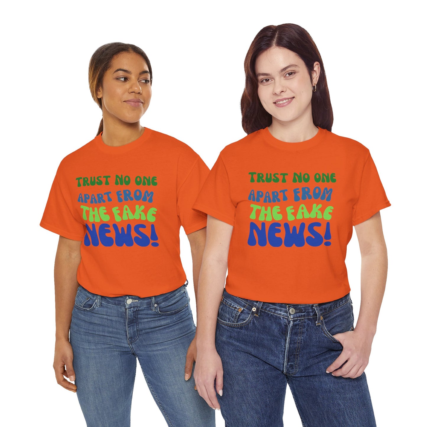 Trust No one Apart from the Fake News Unisex Cotton Tee USA