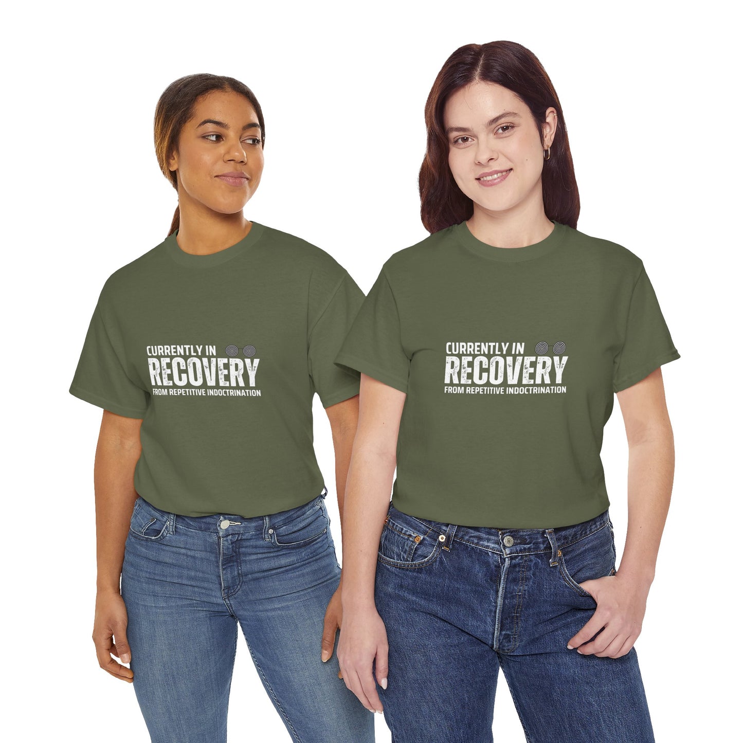 Currently in Recovery from Repetitive Indoctrination Unisex Cotton Tee USA