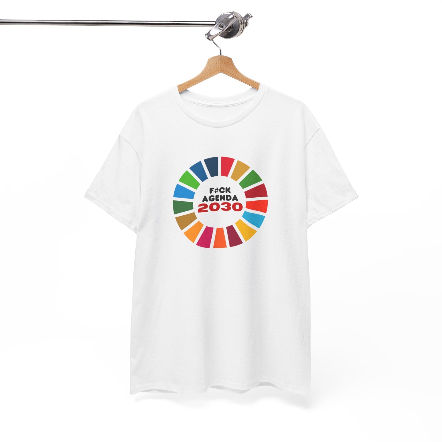 F#ck Agenda 2030 Unisex Cotton Tee USA