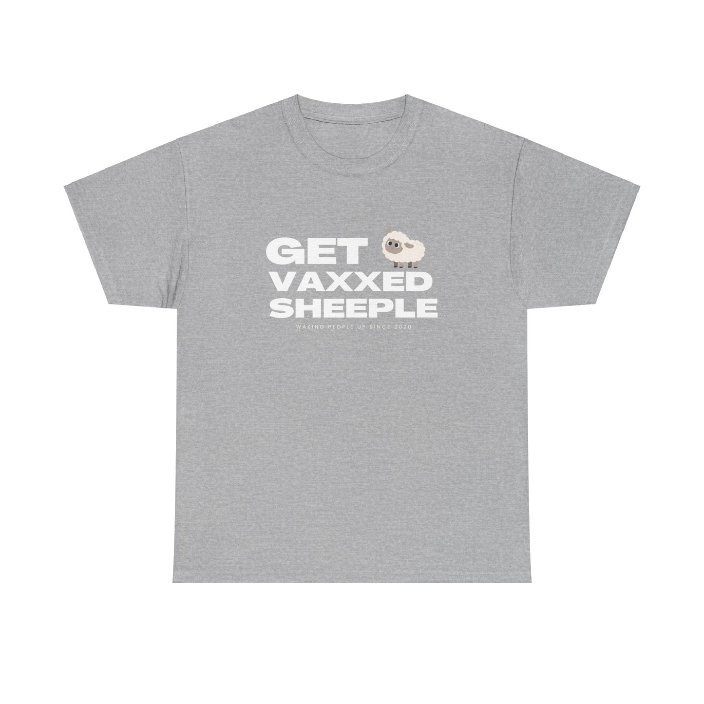 Get Vaxxed Sheeple Unisex Cotton Tee USA